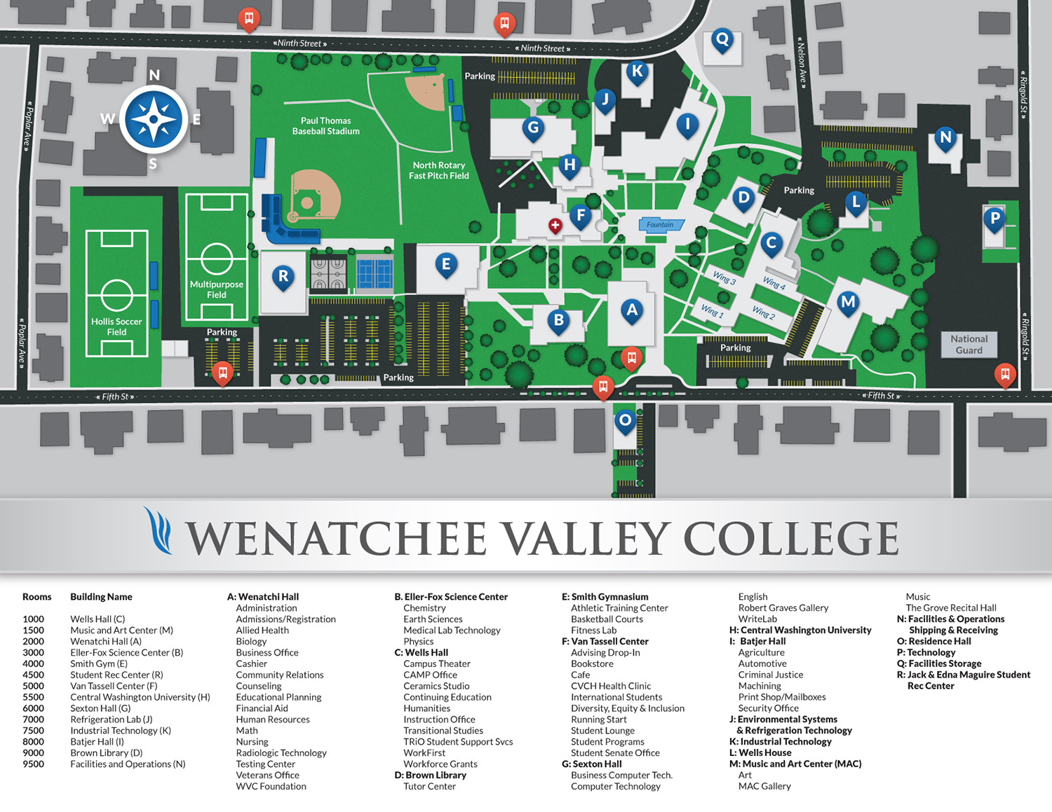 West Valley College Campus Map Map Vector