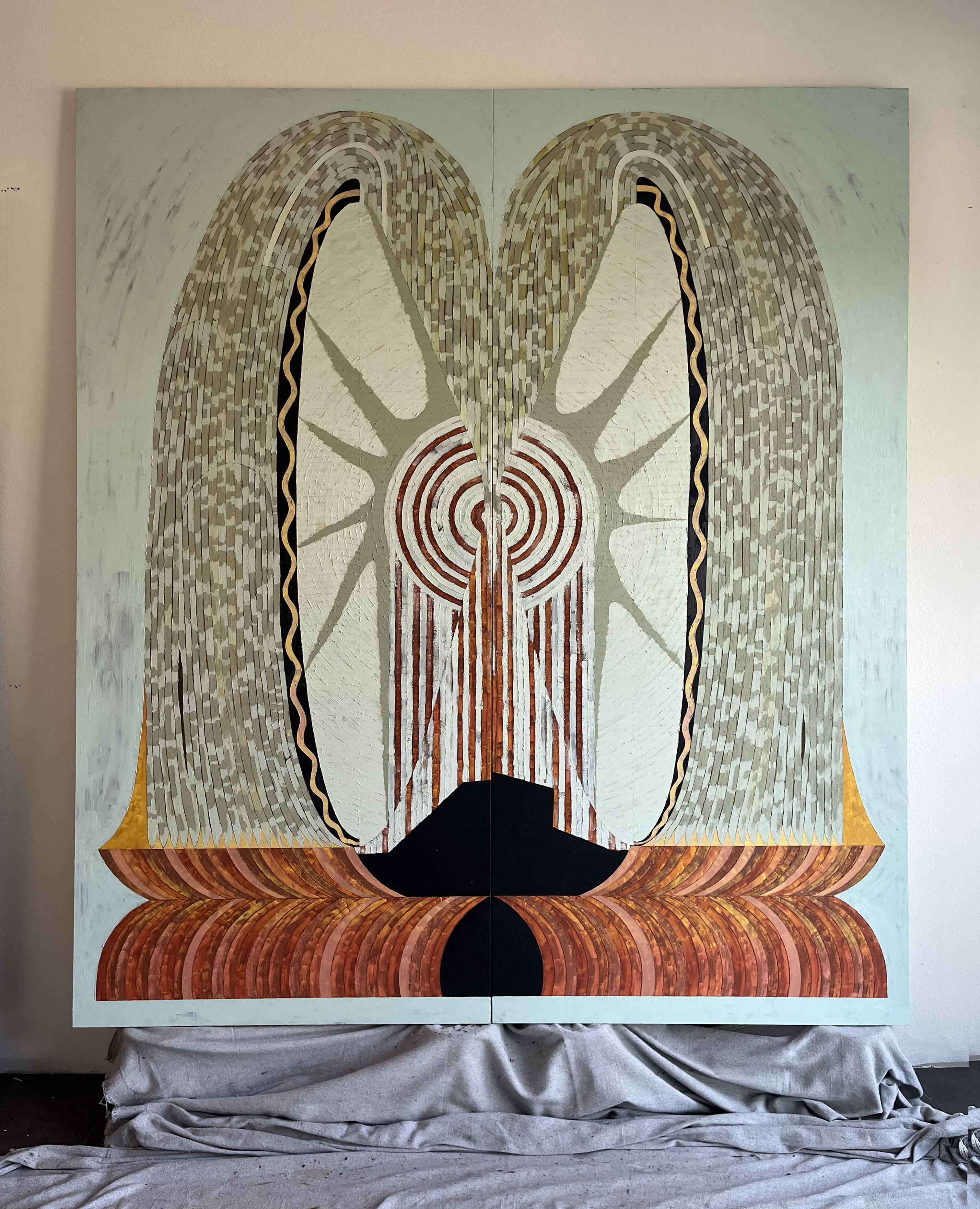 A painting by Ellen Picken, called She Allows.