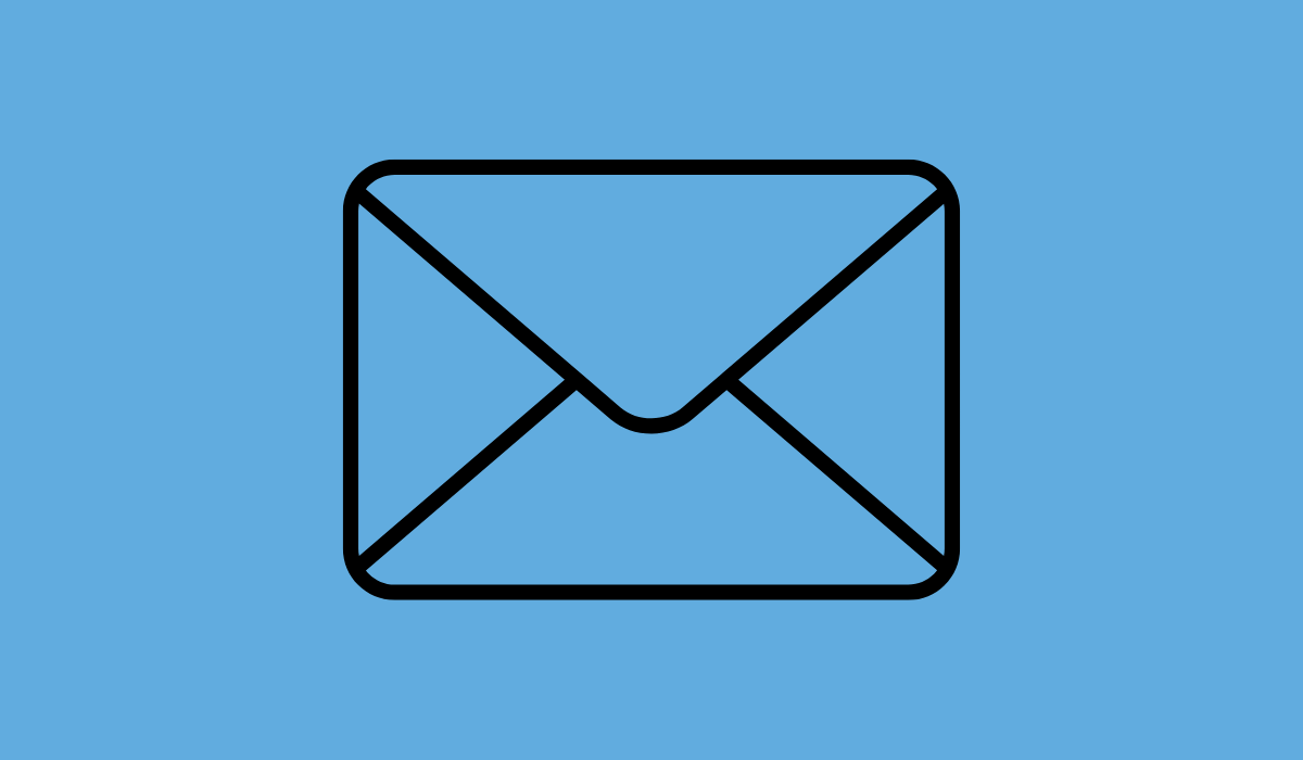 icon showing line drawing of sealed envelope