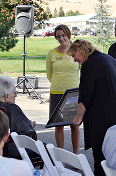 WVC Foundation members with Edna Maguire