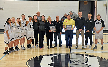 Smith Gym floor dedication