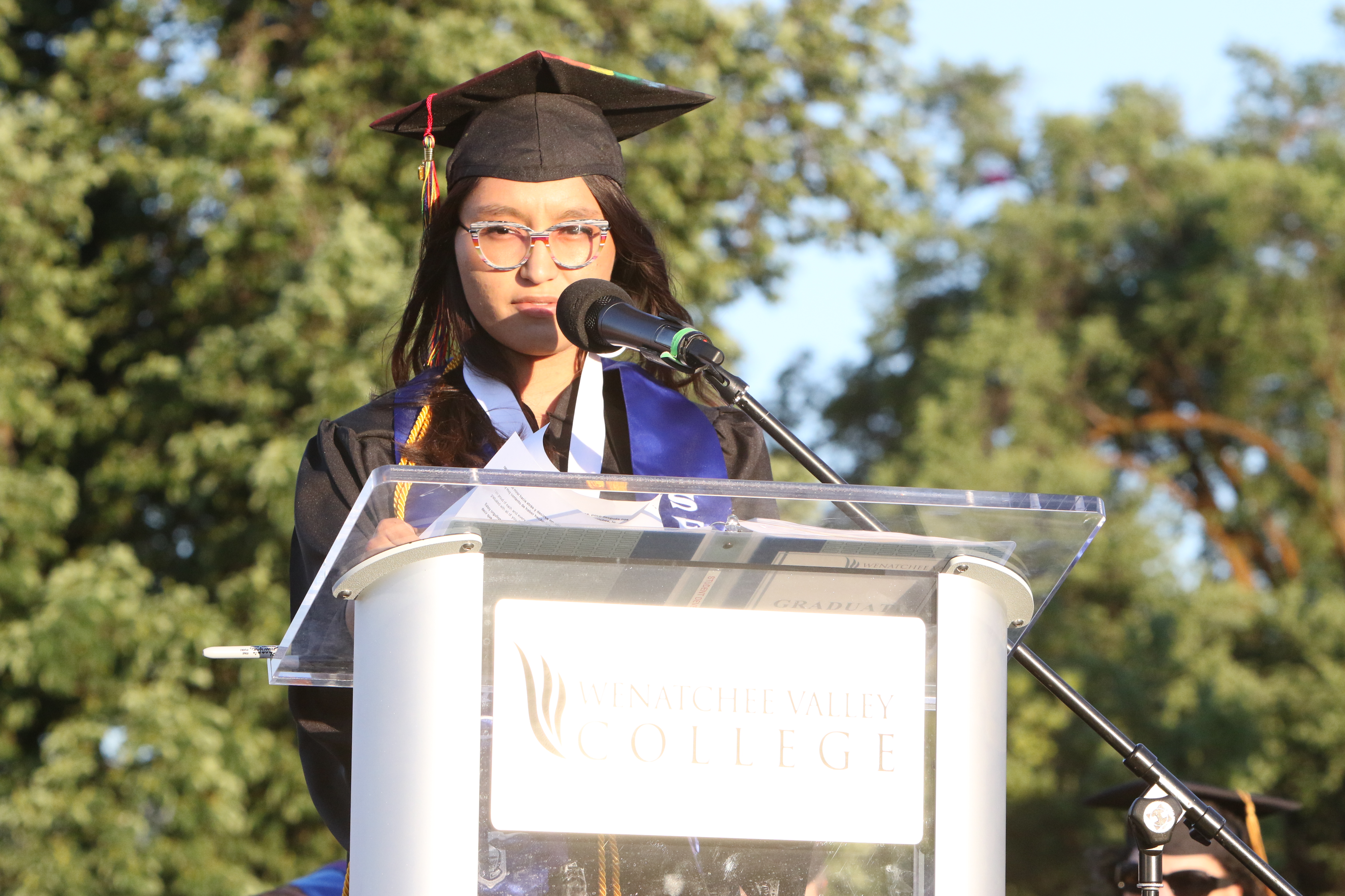 Luz Esbiedy Estrada Gonzalez at graduation 2019