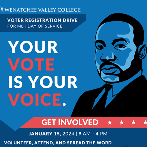 Voter registration drive on MLK Day